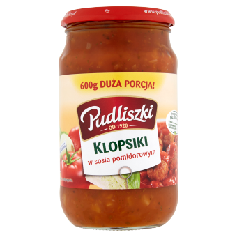 Pudliszki Klopsiki w sosie pomidorowym 590 g
