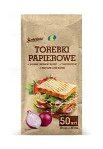 Torebki Śniadaniowe Papierowe 50 szt. Lewiatan